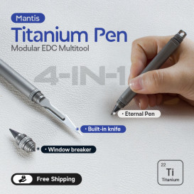 The Mantis Pen:Ti 4-in-1 Multitool Pen