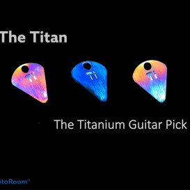 The Titan: Titanium Guitar Picks