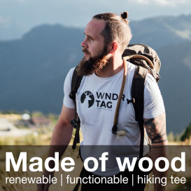WNDRTAG - Your renewable t-shirt is made of Wood