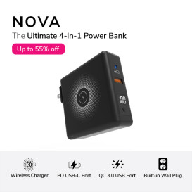NOVA: The Ultimate 4-in-1 Wireless Power Bank