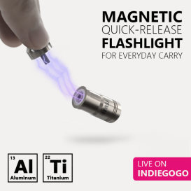 YSMART 2.0: Magnetic Quick-Release EDC Flashlight