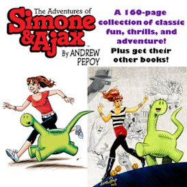 Simone & Ajax: What's B&W and Read All Over?