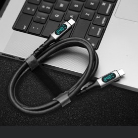 Erkapo:240W Dual LED Display Charging & Data Cable