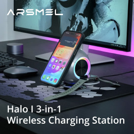 Halo I:First 3-in-1 Space Capsule Wireless Charger
