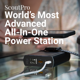 ScoutPro 240w Powerbank, Fits In Your Back Pocket