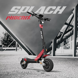 SPLACH Phoenix: Shining Power, Swap Style Scooter
