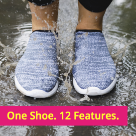 V-Tex: 12 Feature Nanotech Shoe for all Seasons