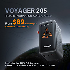 Voyager 205: 205W 8-in-1 Universal Travel Adapter