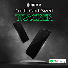 NeoX: Ultimate Card-sized Tracker, Wallet & Stand