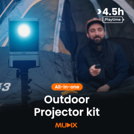Mudix - The Ultimate Portable Outdoor Projector