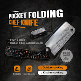 Pocket Folding Chef Knife