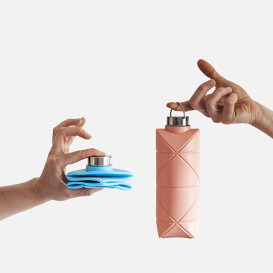 DiFOLD Origami Bottle: Pocket Sized Reusable Hero