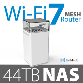 Home Mesh Wi-Fi Router with built-in 44TB Storage
