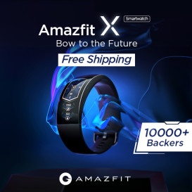 Amazfit X Curved Smartwatch: Bow to the Future