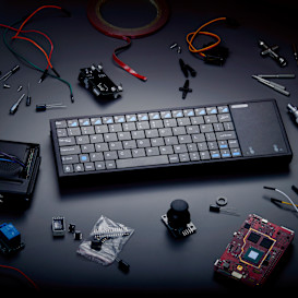 Abacus by Pentaform: Computer within a Keyboard.