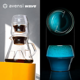 Avensi Wave Flavor Enhancing Espresso & Coffee Cup