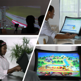 Splay: 2 in 1 Largest Portable Display & Projector