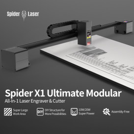 Spider X1 Ultimate Modular Laser Engraver & Cutter