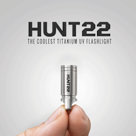 HUNT22: The World's Coolest Titanium UV Flashlight