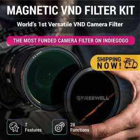 World’s 1st Magnetic VND Camera Filter