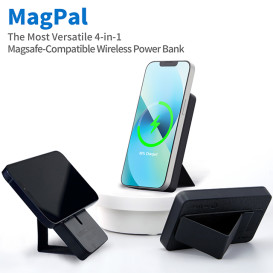 Magnetic Wireless Power Bank Stand for iPhone