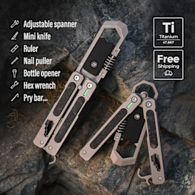WingSpan: All-In-One Titanium Butterfly Multitool