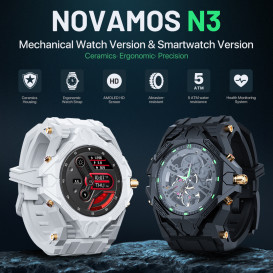 Novamos N3:Ceramics Watch with Aviation Materials