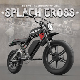 SPLACH CROSS: Motorcycle-Like Hi-Tech Ebike