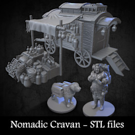 Nomadic Caravan - Printable STL files