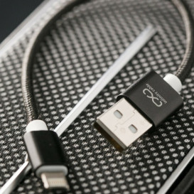 Infinity Cable 2-in-1 Both Side iPhone & Micro USB