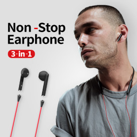 Mivo Fox-3 in 1 headset wireless earbud bluetooth