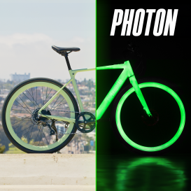 The Photon - Glow in the Dark Stealth Road eBike
