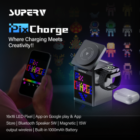 PixCharge World's 1st charger with LED pixel & APP