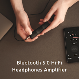 WHOOSHI Bluetooth 5.0 Hi-Fi Headphones Amplifier