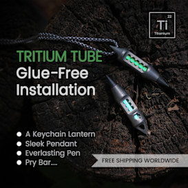 The Dark Fire - Titanium Multitool Pendant Lantern