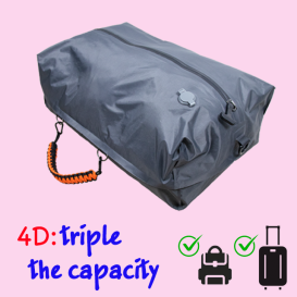 4D Pack: triple your backpack & suitcase capacity!