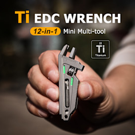 VexTi12: All-in-1 EDC Titanium Mini Wrench
