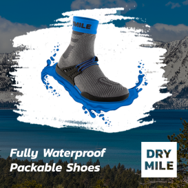 DRYMILE - Fully Waterproof Packable Shoes