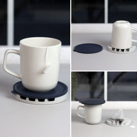 MUG MATE! Multi-purpose mug lid & coaster