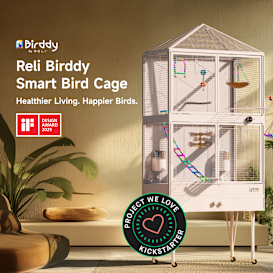 Reli Birddy-World's First Smart Cage for Bird Care