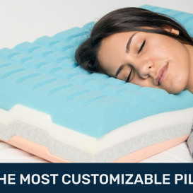 MIO PILLOW: customizable bed pillow for any sleeps