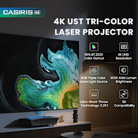Casiris H6: 4K UST Tri-color Laser Projector