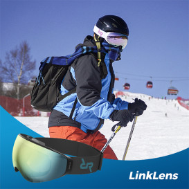 LinkLens: World's 1st Open Air Audio Snow Goggles