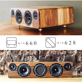 MIN 660 & MIN 628 - Wooden Wireless Speakers