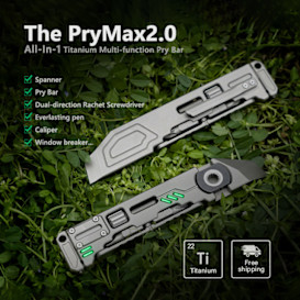 The PryMax 2.0: All-In-1 Ti Multi-function Pry Bar
