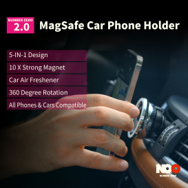 NUMBER ZERO 2.0: MagSafe Magnet Car Phone Holder