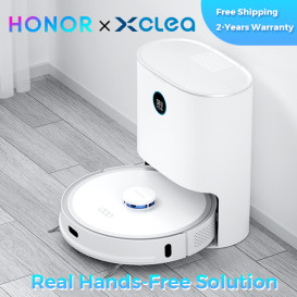 XCLEA: Hands-Free Dust Collecting Robotic Vacuum