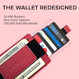 BANDO 2.0 - Multi-Functional Slim Wallet by Dash