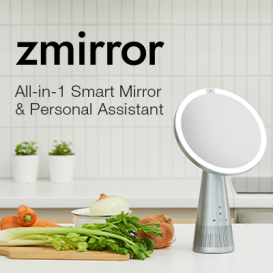 Zmirror:All-in-1 Smart Mirror & Personal Assistant