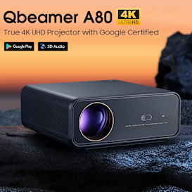 A80: True 4K UHD Projector with Google Certified